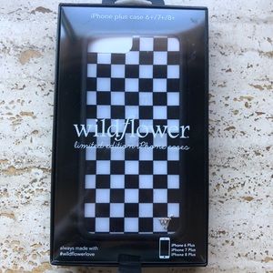 Wildflower Checkered Case for iPhone Plus